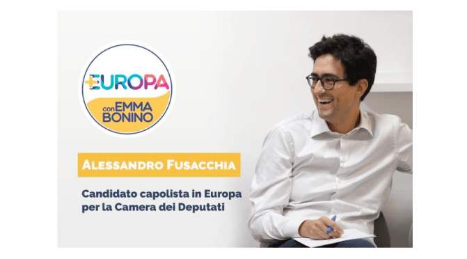 Intervista a Alessandro Fusacchia, capolista alla Camera per ‘Più Europa con Emma Bonino’ nella circoscrizione Europa