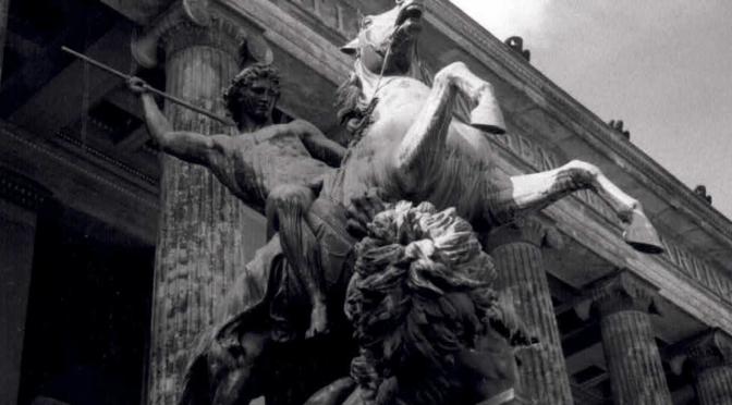 Der Löwenkämpfer zu Pferd | Il combattente di leoni a cavallo