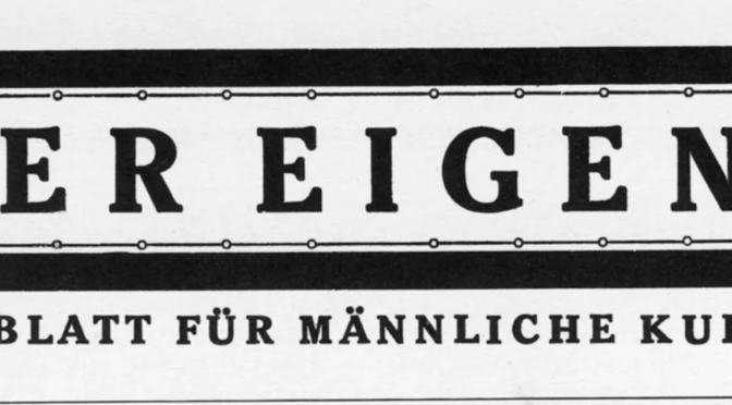 “Gemeinschaft der Eigenen”: una tra le prime associazioni omosessuali al mondo