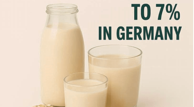 Petizione per ridurre l’IVA sal 19% al 7% sui drink vegetali in Germania