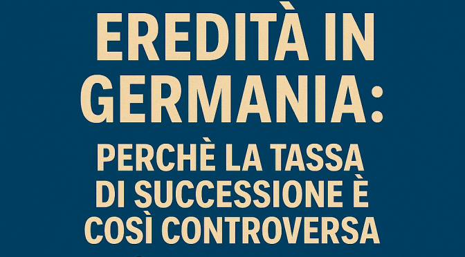 Eredità in Germania: perché la tassa di successione è così controversa