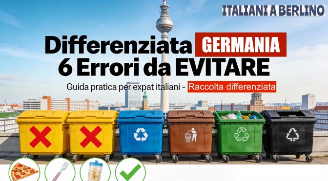 Raccolta differenziata in Germania: i 6 errori più comuni