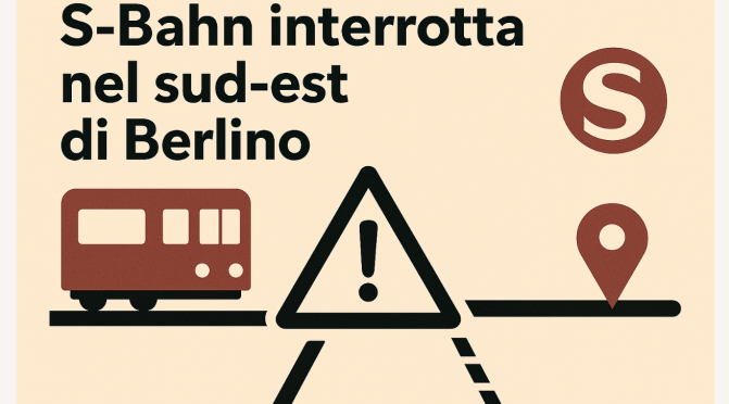 Fino al 6 febbraio S-Bahn interrotta nel sud-est di Berlino